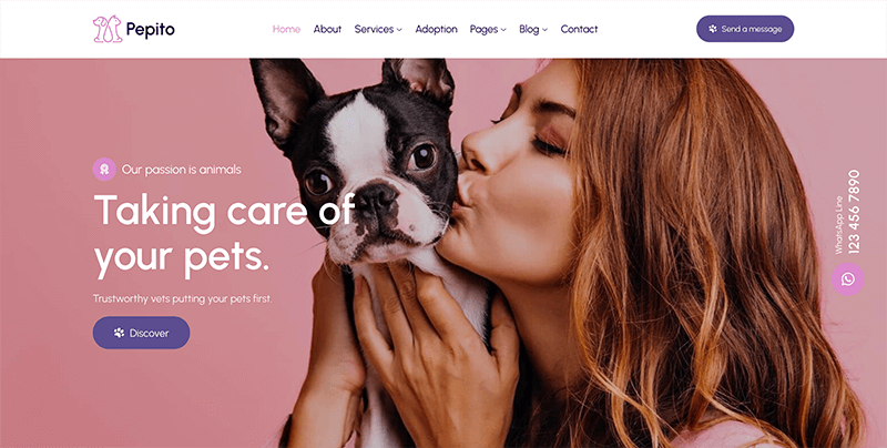 Pepito - Pet Care & Veterinary Template