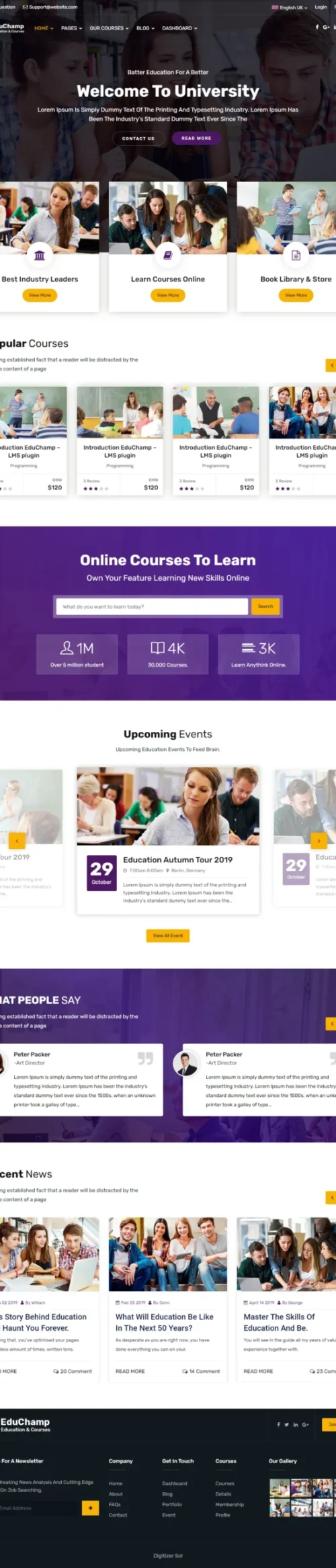 EduChamp WordPress Themes