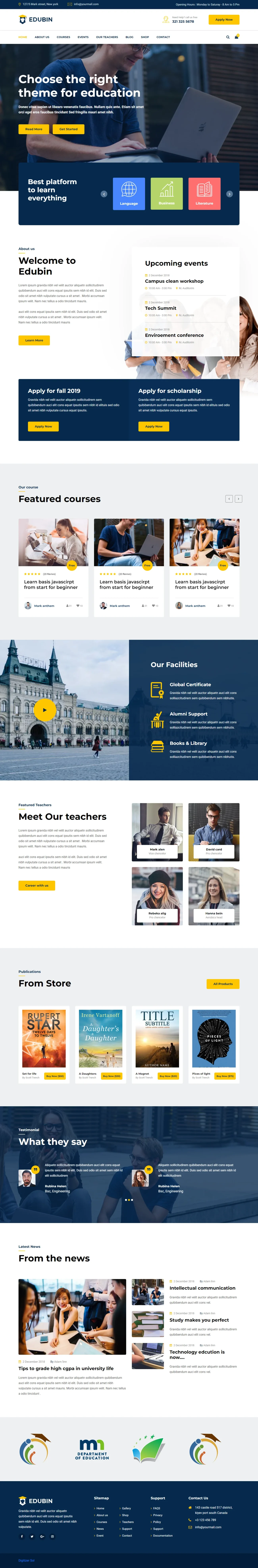 Edubin WordPress Themes