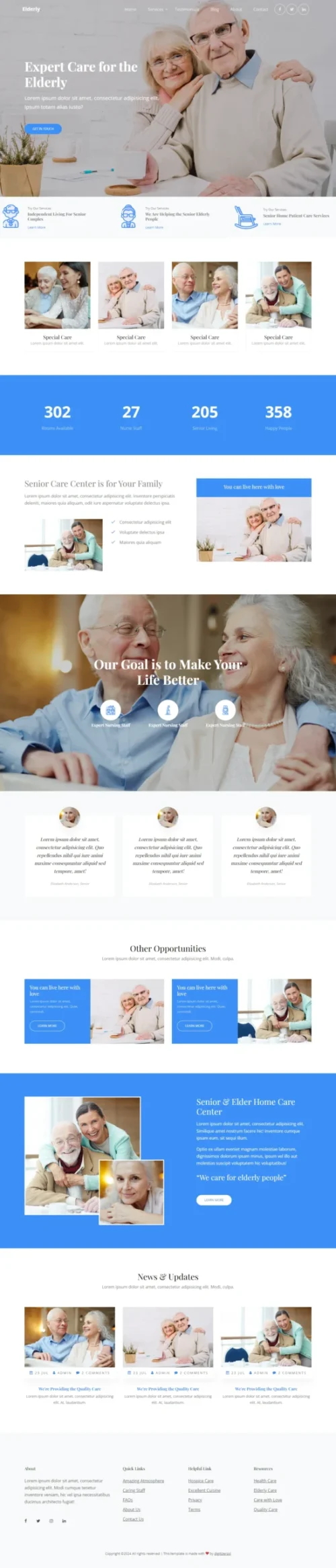 Elderly Master WordPress Themes