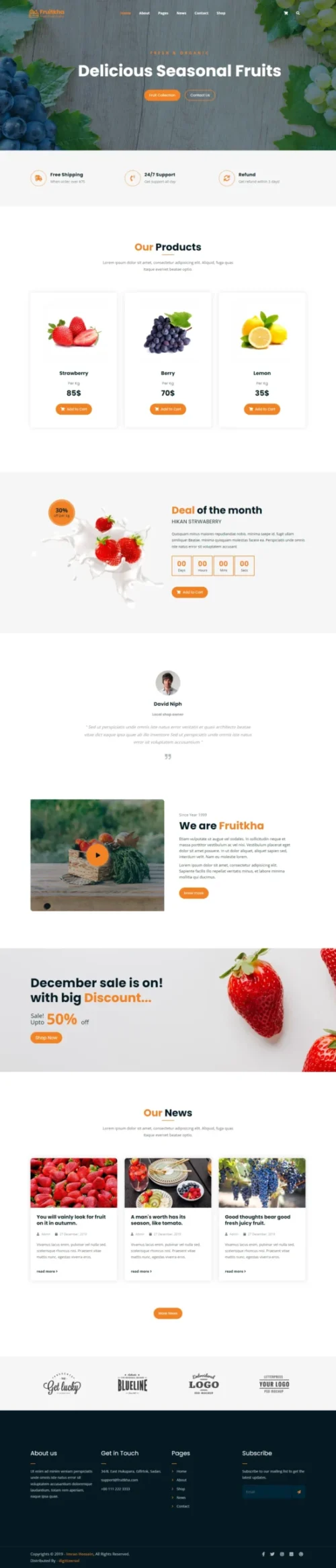 Fruitkha WordPress Themes
