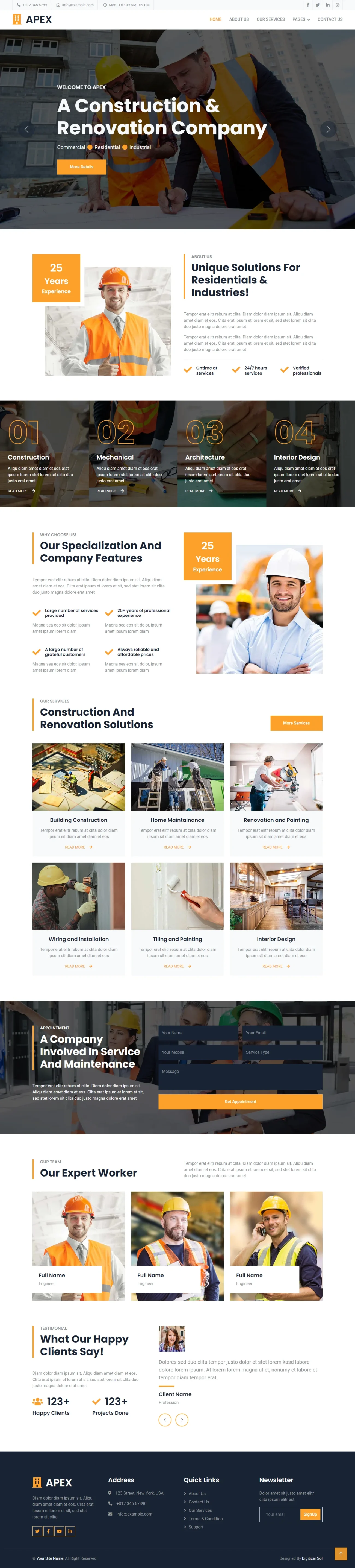 Home Repair WordPress Themes