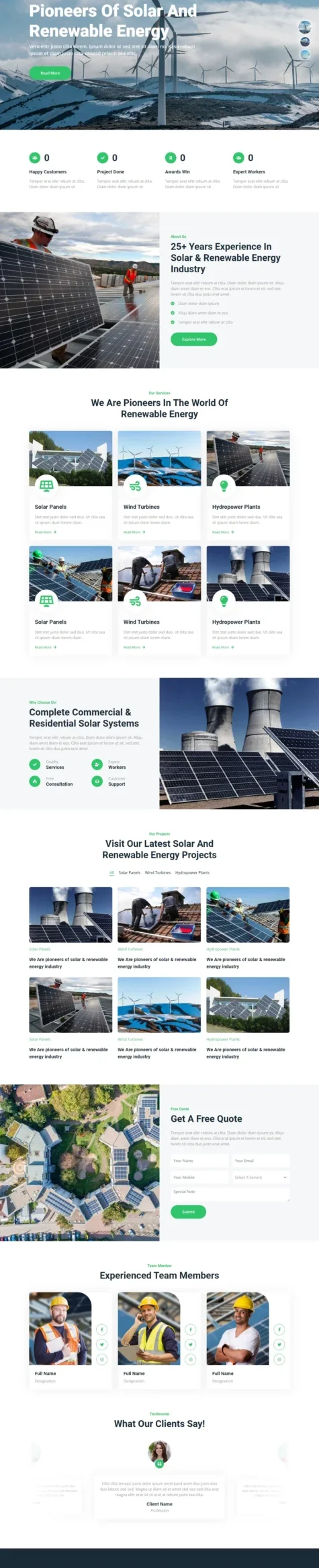 Renewable Energy WordPress Themes
