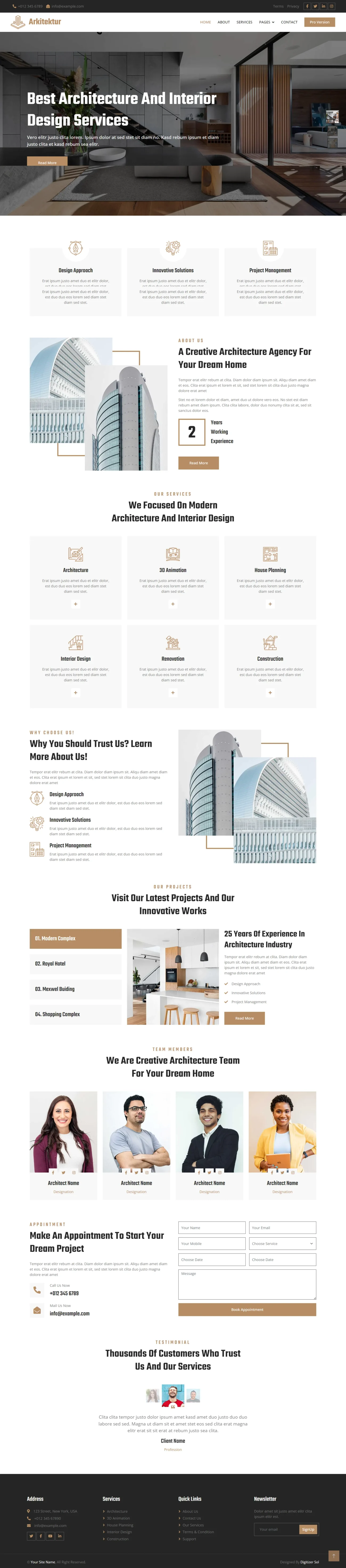 Architecture digitizer sol WordPress Themes