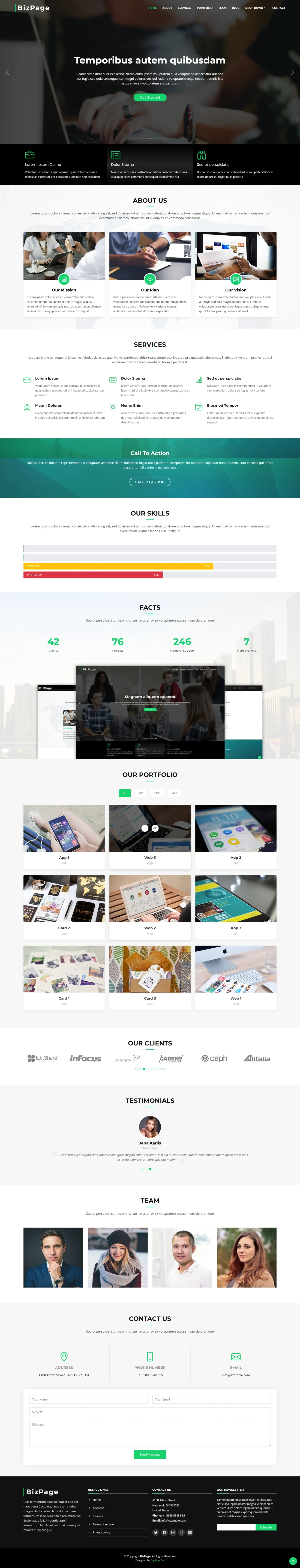 BizPage digitizer sol WordPress Themes