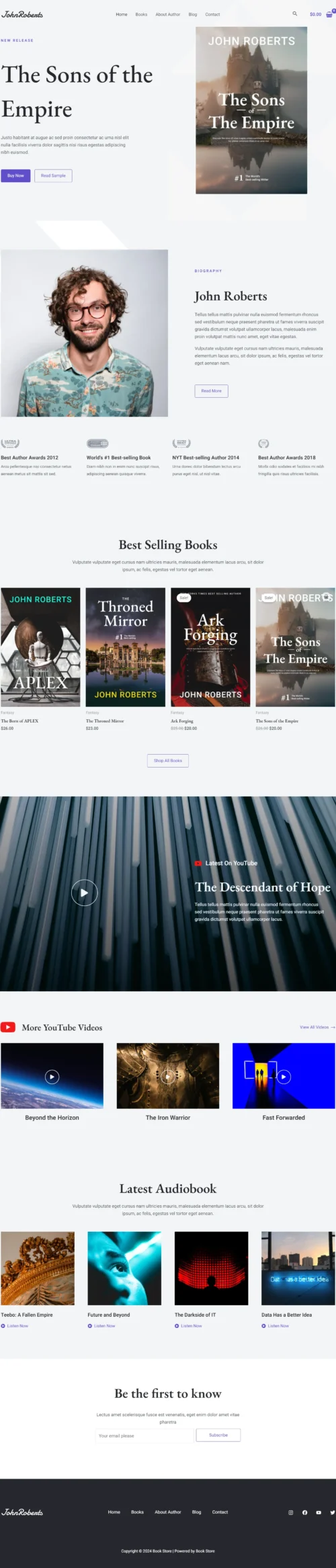 Book Store digitizer sol WordPress Themes