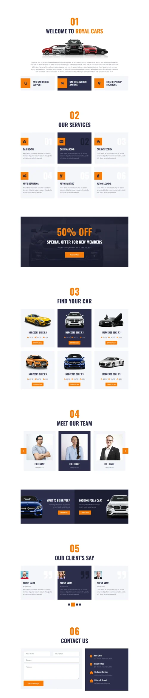 Car Rental digitizer sol WordPress Themes