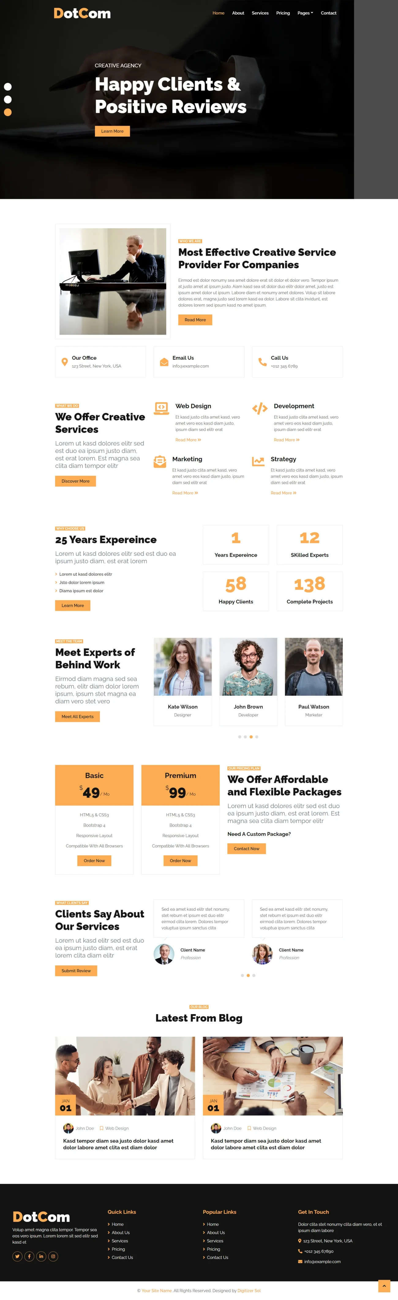 Creative Agency digitizer sol WordPress Themes