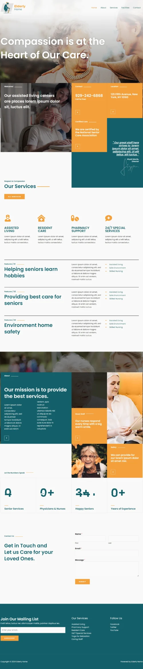 Elderly Care digitizer sol WordPress Themes