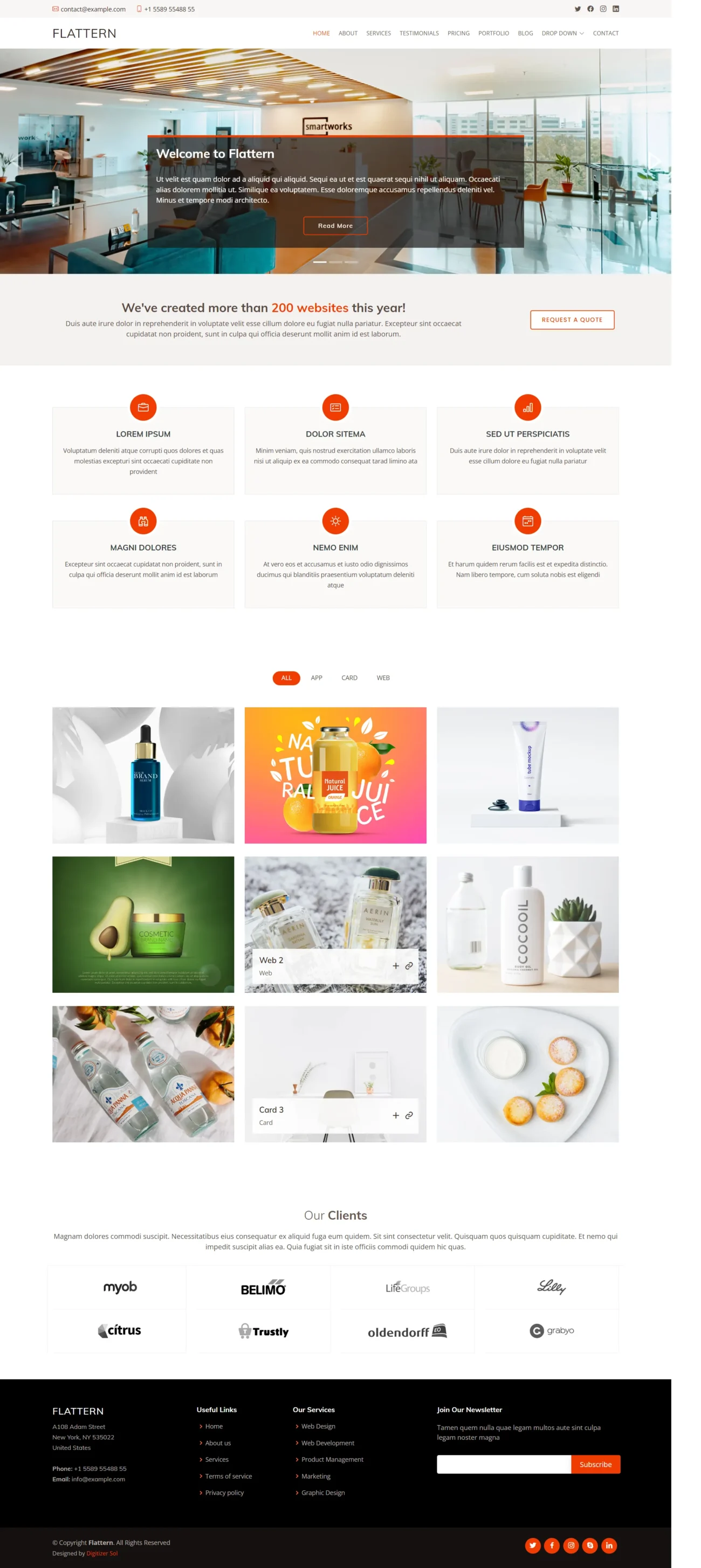 Flattern digitizer sol WordPress Themes