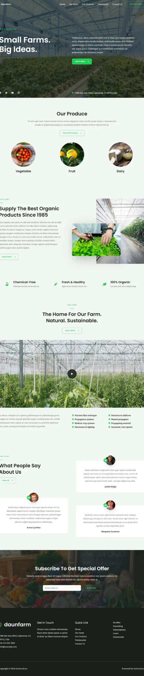 Horticulture digitizer sol WordPress Themes