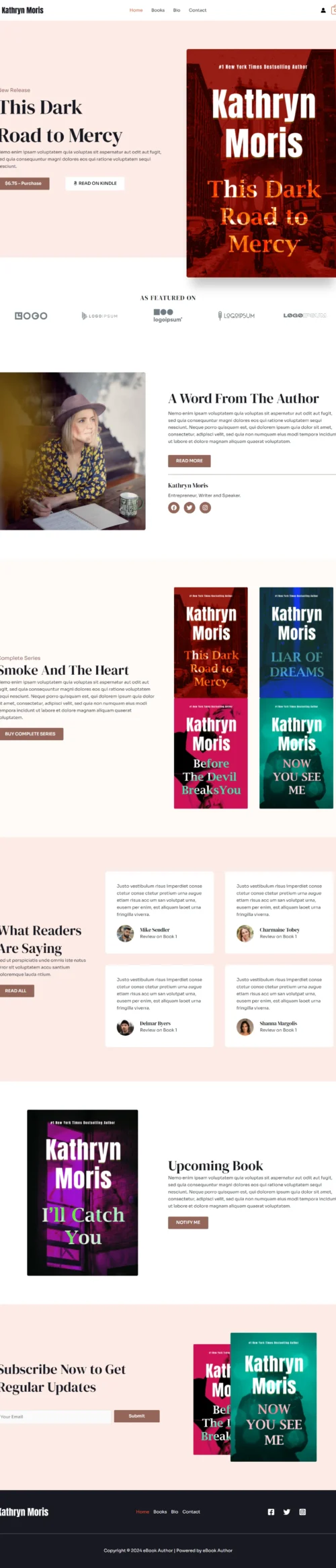 Kathry Ebook Author digitizer sol WordPress Themes