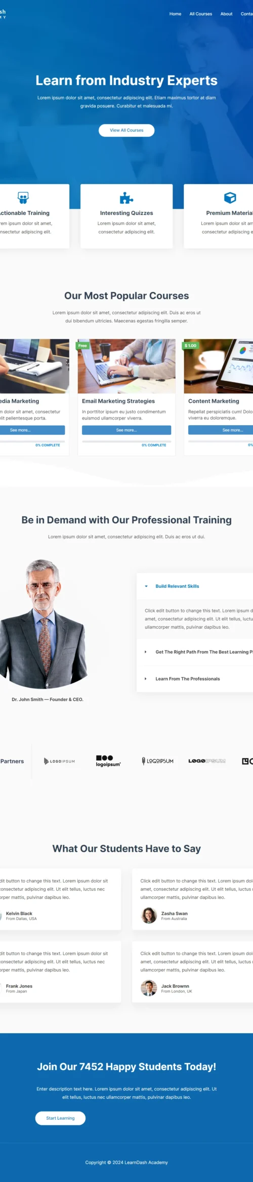 Learndash Academy digitizer sol WordPress Themes