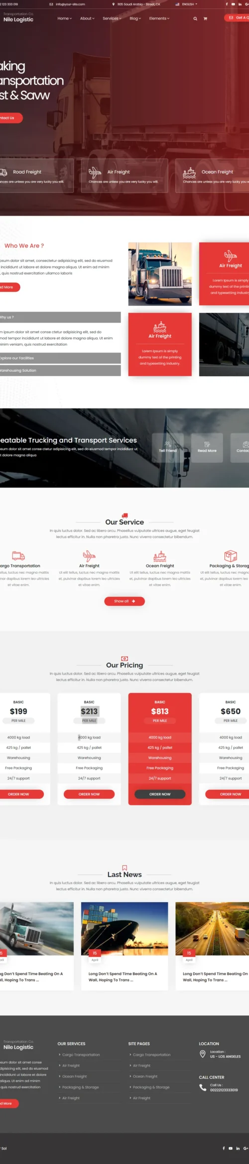 Logistics Fast Delivery digitizer sol WordPress Themes