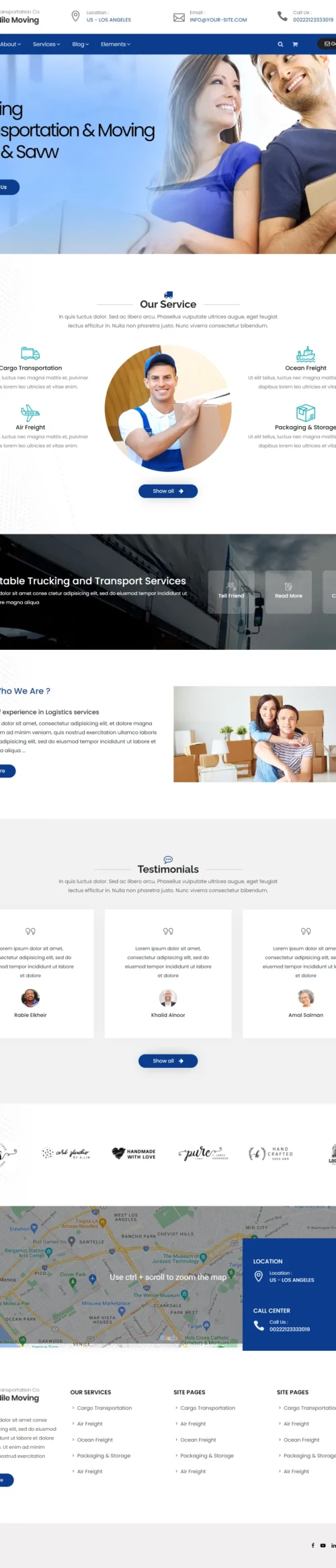 Logistics Packaging and Storage digitizer sol WordPress Themes