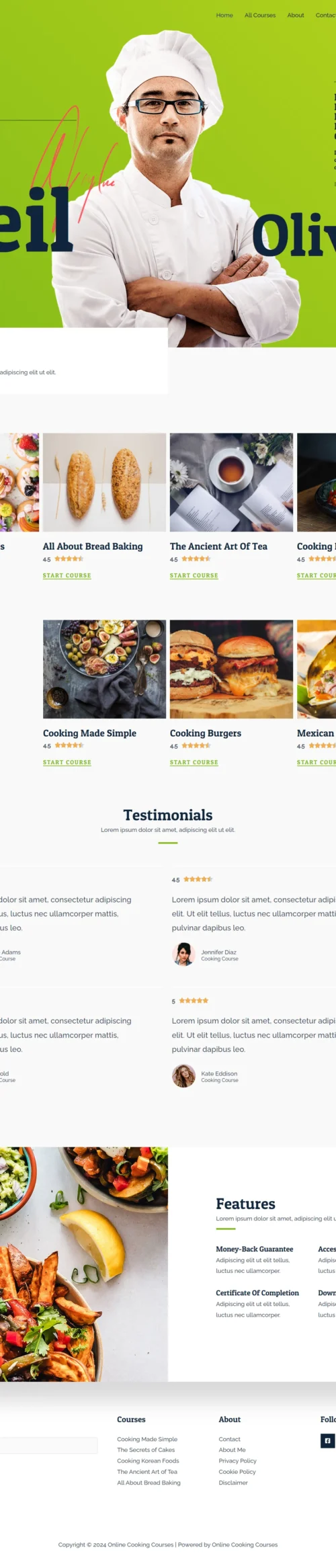 Online Cooking Course digitizer sol WordPress Themes