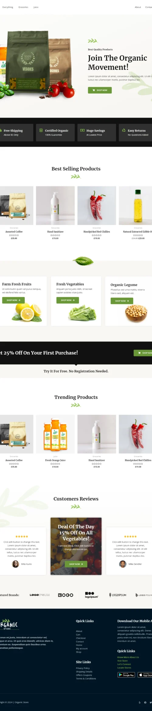 Organic Shop digitizer sol WordPress Themes