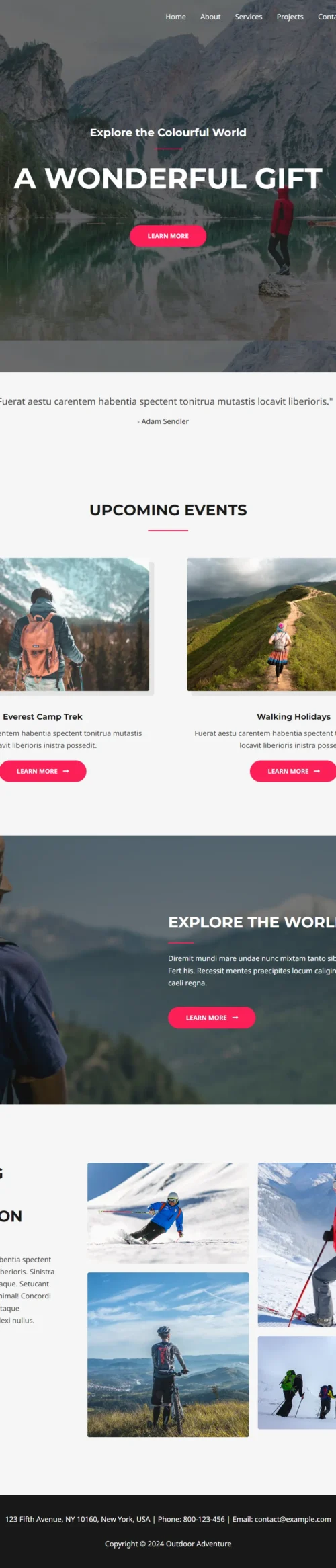 Outdoor Adventure digitizer sol WordPress Themes