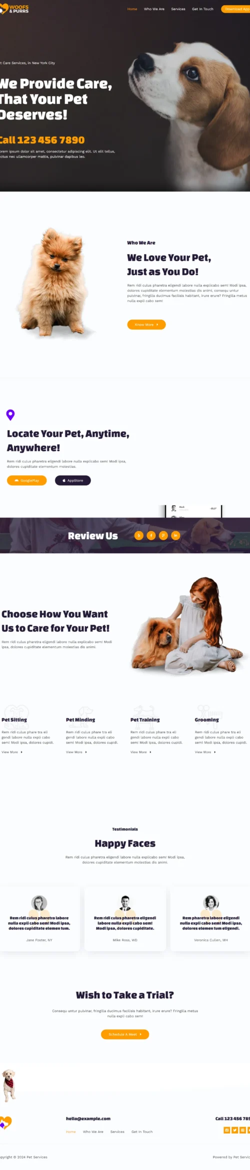 Pet Sitting digitizer sol WordPress Themes