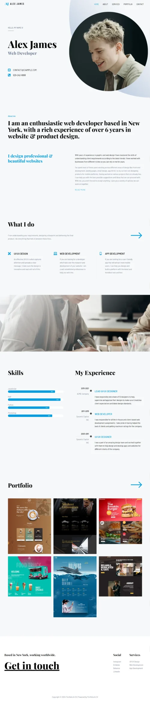 Portfolio digitizer sol WordPress Themes