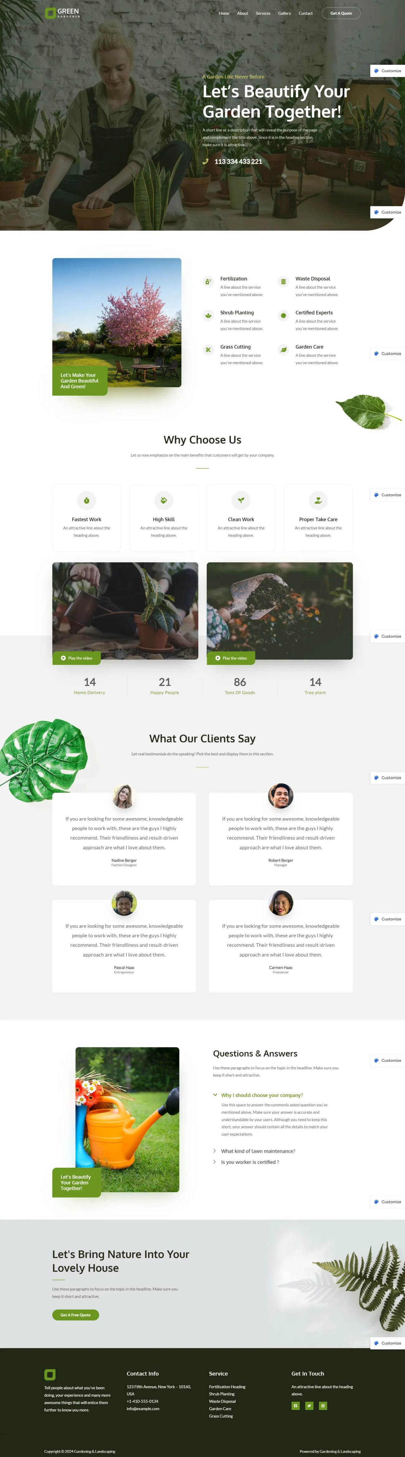 Pro Gardener digitizer sol WordPress Themes