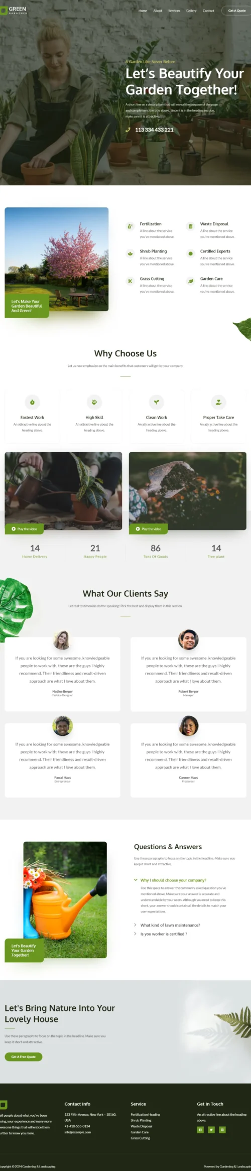 Pro Gardener digitizer sol WordPress Themes