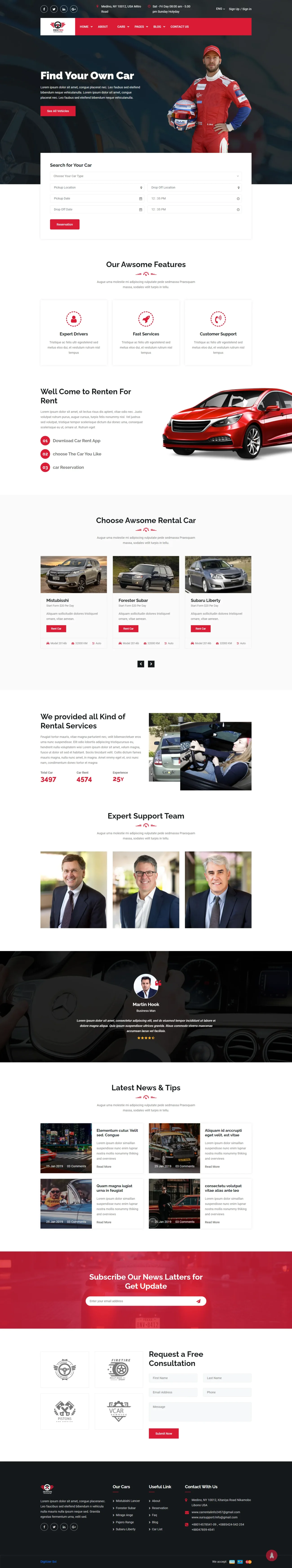 Renten-Car digitizer sol WordPress Themes