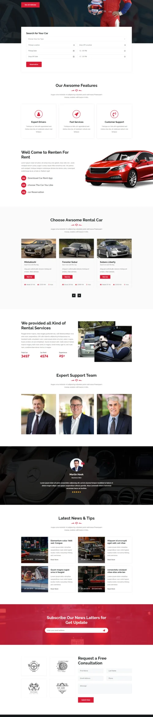 Renten-Car digitizer sol WordPress Themes