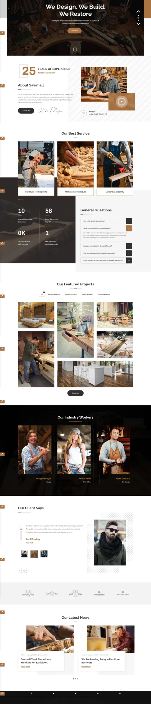 Sawmall-Carpenter digitizer sol WordPress Themes