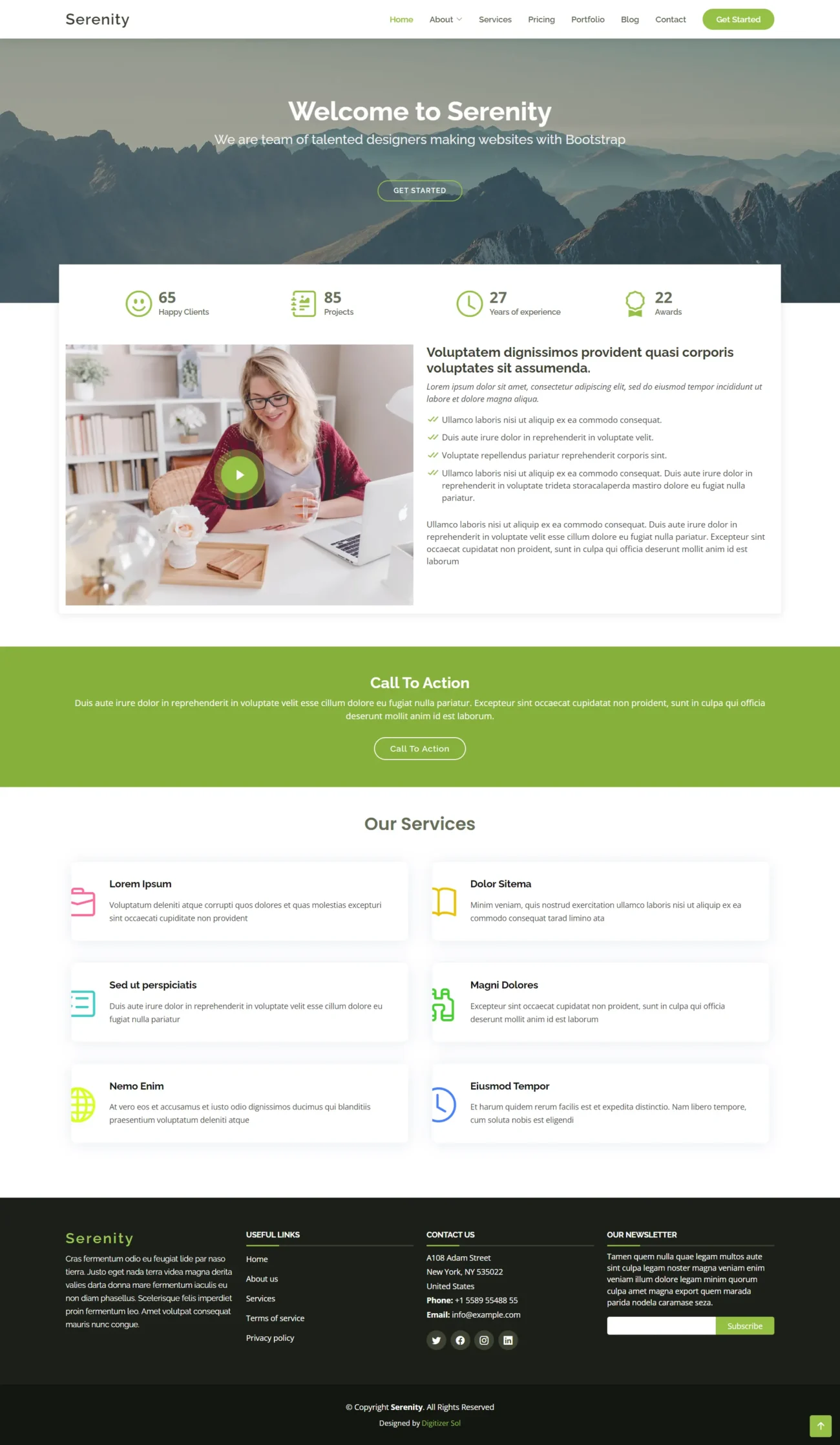 Serenity digitizer sol WordPress Themes