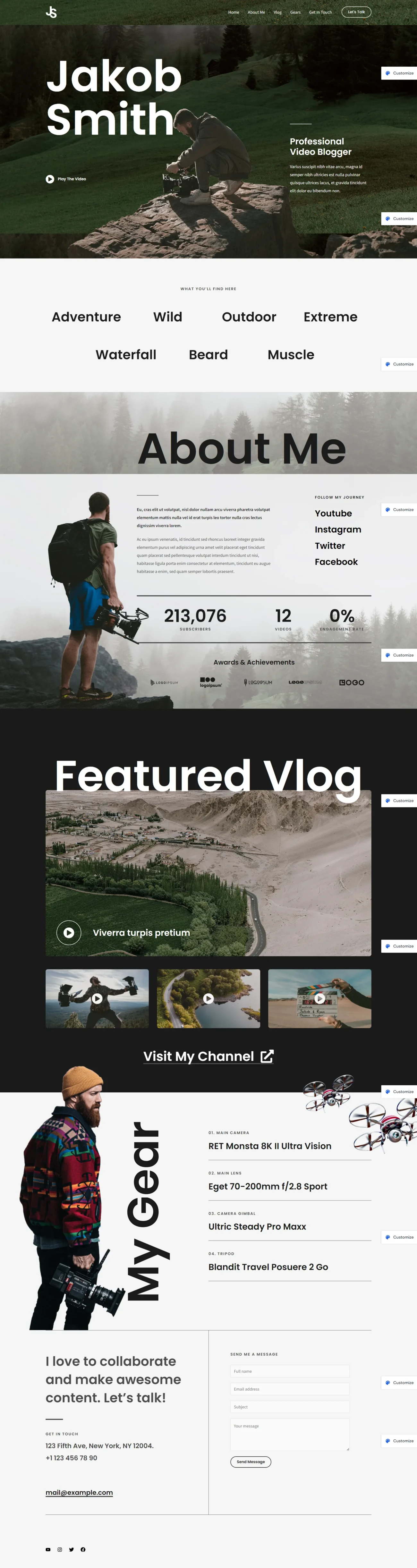 Vlogger digitizer sol WordPress Themes