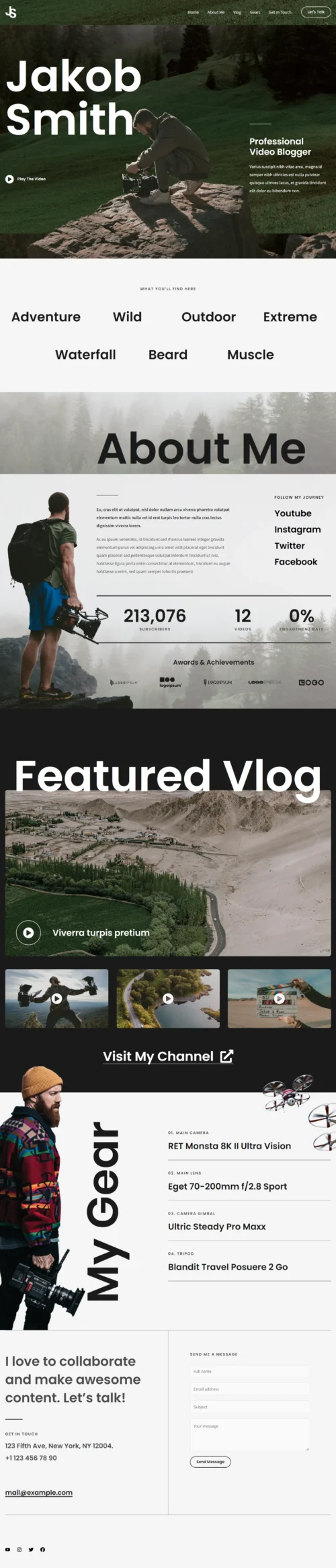 Vlogger digitizer sol WordPress Themes