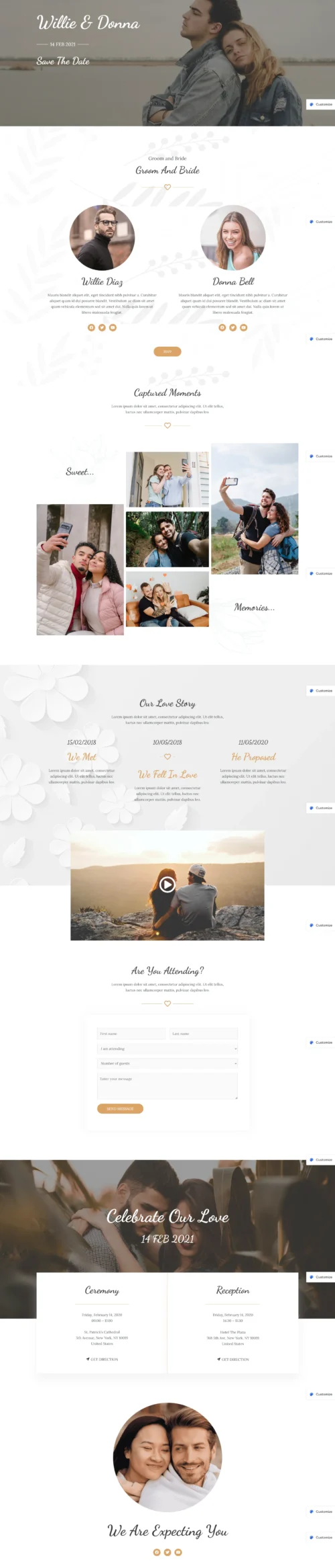 Wedding Invitation digitizer sol WordPress Themes