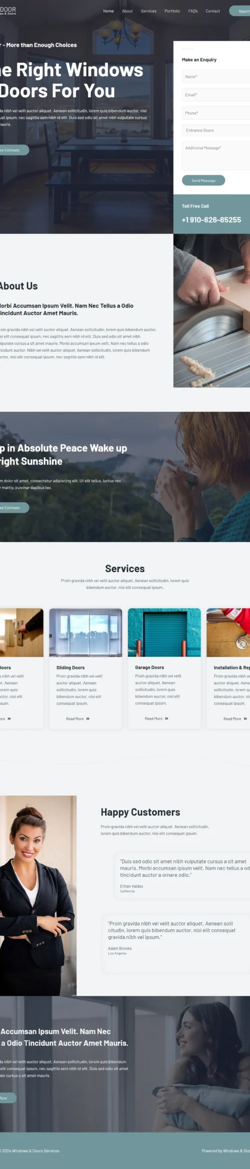 Windows & Doors digitizer sol WordPress Themes