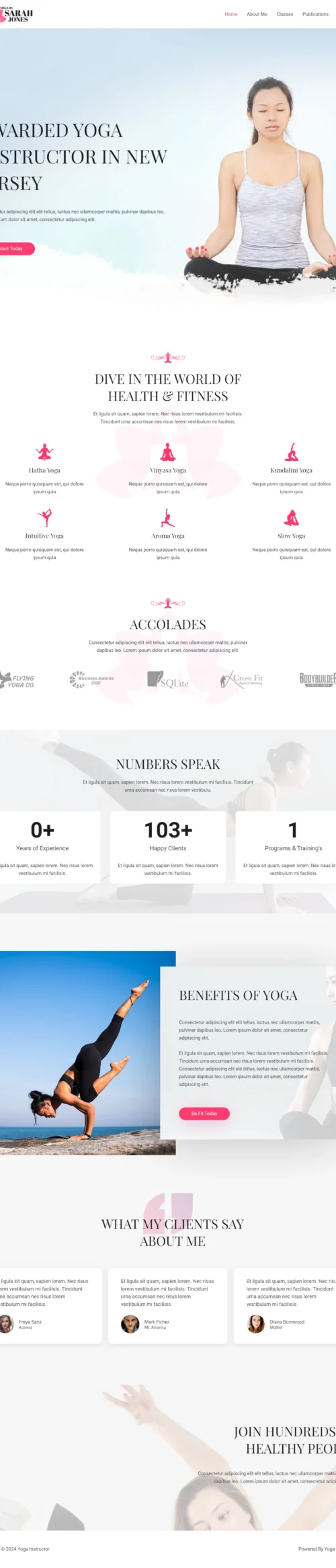 Yoga Instructor digitizer sol WordPress Themes