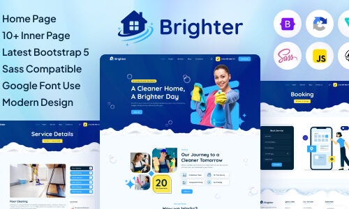 Brighter | Cleaning Service Theme