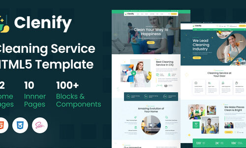 Clenify – Cleaning Service Theme