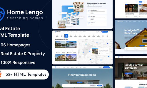 Homelengo - Real Estate WordPress Theme