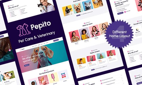 Pepito - Pet Care WordPress Theme Theme