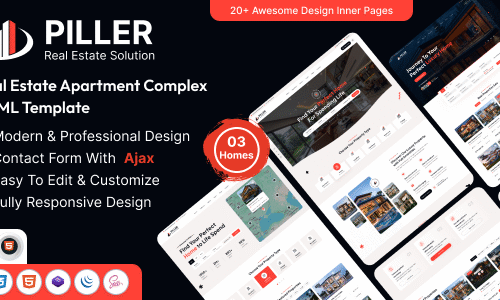 Piller – Real Estate WordPress Theme