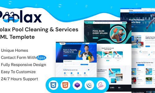 Poolax – Pool Cleaning Theme