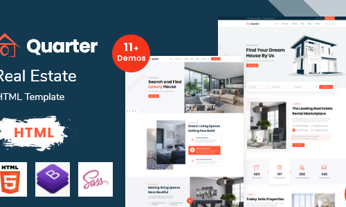 Quarter - Real Estate HTML Template Theme