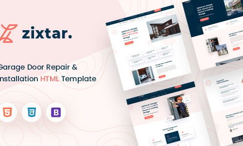 Zixtar – Garage Door Services WordPress Theme
