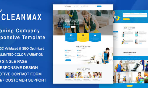 CleanMax- Cleaning Theme