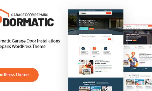 Dormatic – Garage Door Repair WordPress Theme